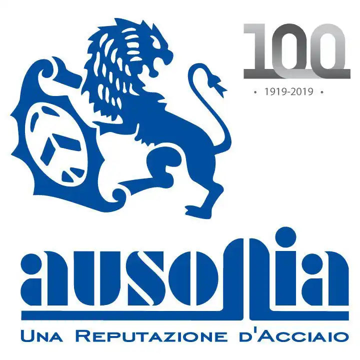 Logo blu dell'azienda.