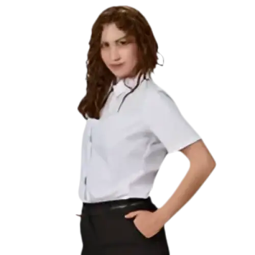 CAMICIA DONNA MANICA CORTA - Bianco / XS