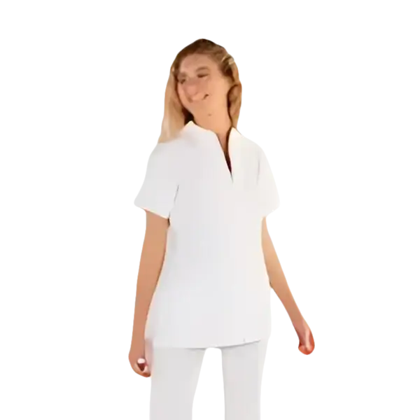 CASACCA DONNA CON ZIP - Bianco / XS