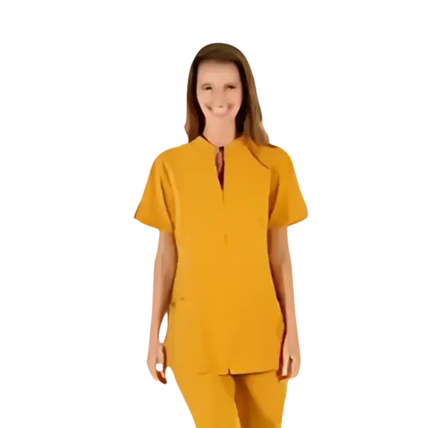 CASACCA DONNA CON ZIP - GIALLO / XS