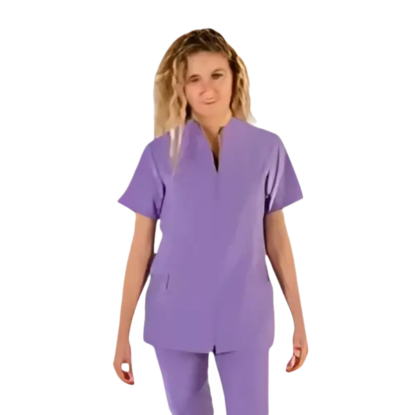 CASACCA DONNA CON ZIP - LILLA / XS