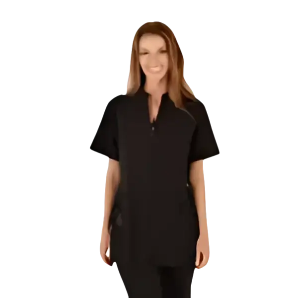CASACCA DONNA CON ZIP - Nero / XS