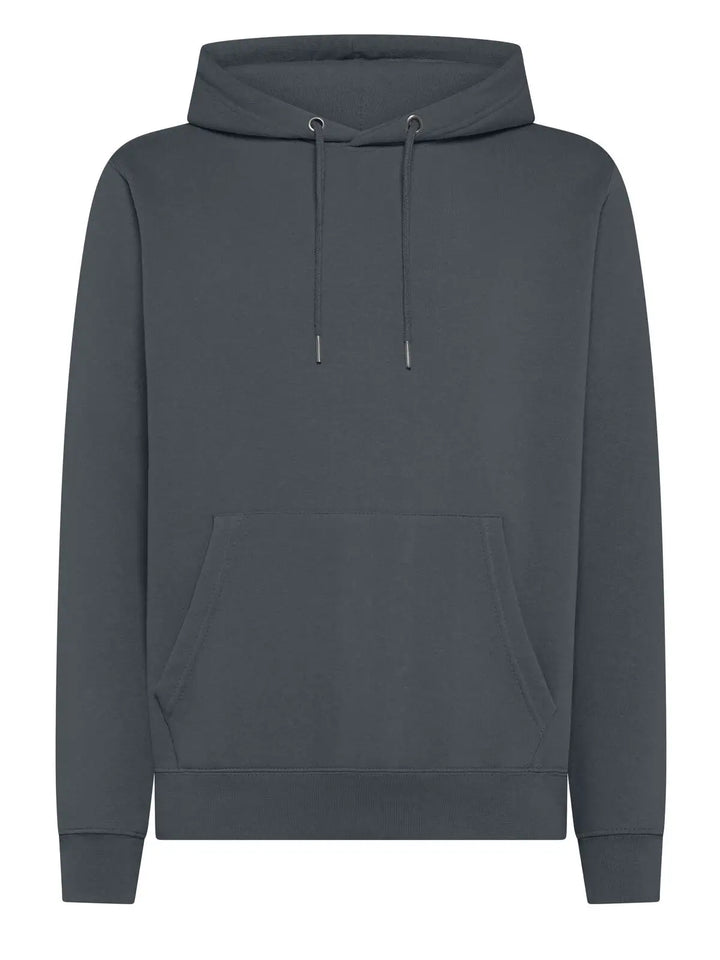 Felpa con cappuccio Grigio scuro — vista frontale
