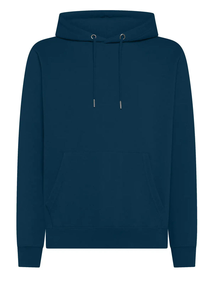 Felpa con cappuccio Blu inchiostro — vista frontale