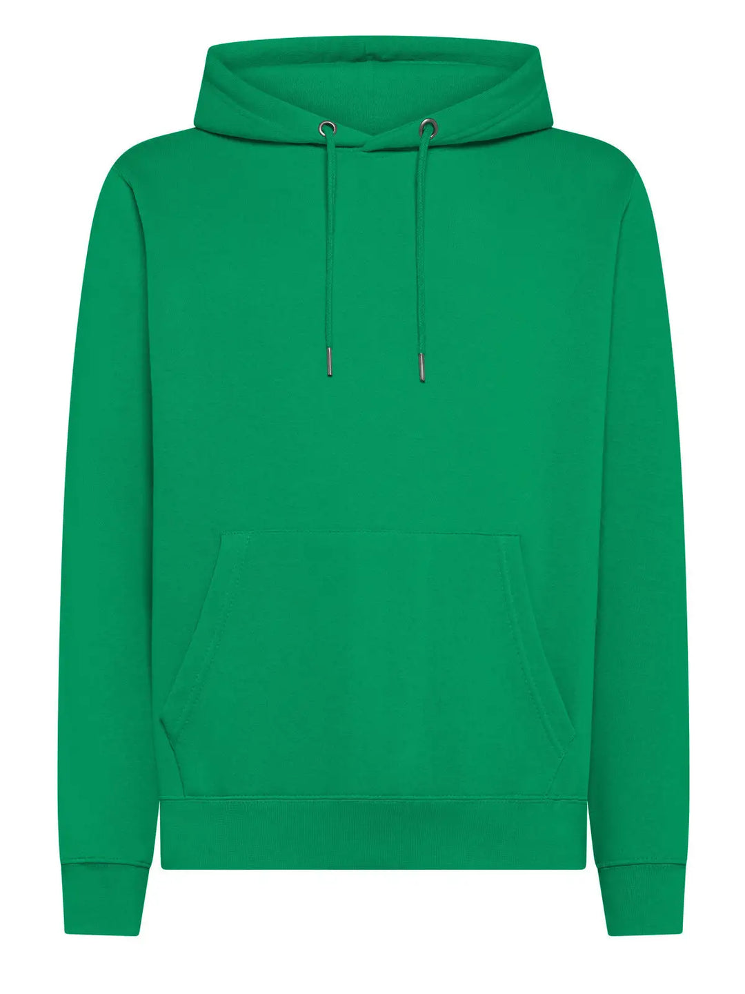 Felpa con cappuccio Verde Irlanda — vista frontale