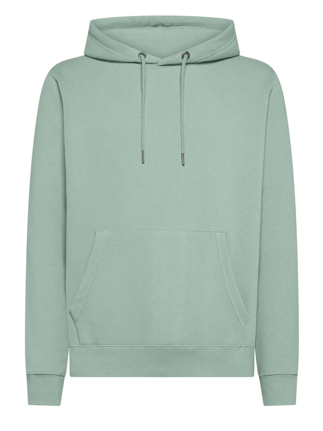 Felpa con cappuccio Verde salvia — vista frontale