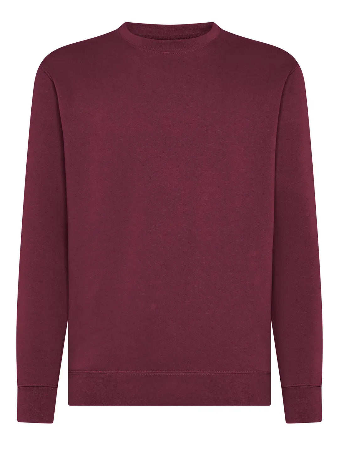 Felpa girocollo Bordeaux — vista frontale