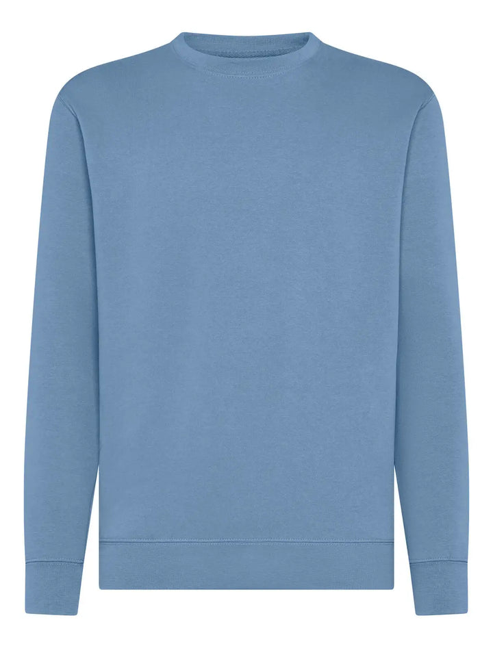 Felpa girocollo Blu minerale — vista frontale