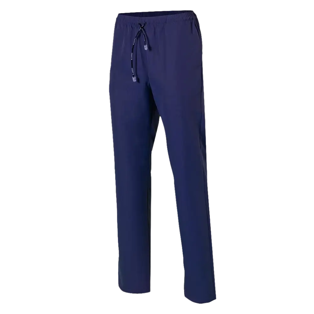 Pantaloni scrub con coulisse blu navy.