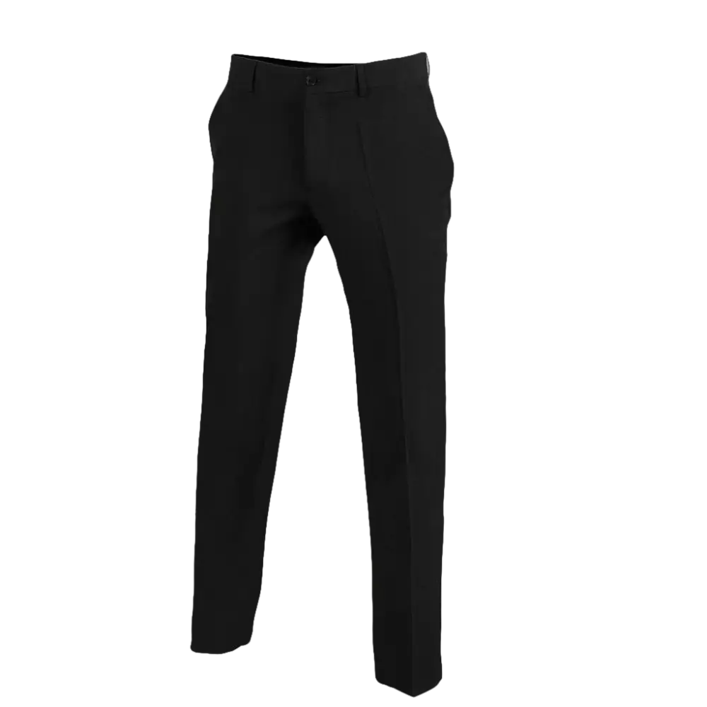Pantaloni eleganti neri da uomo.