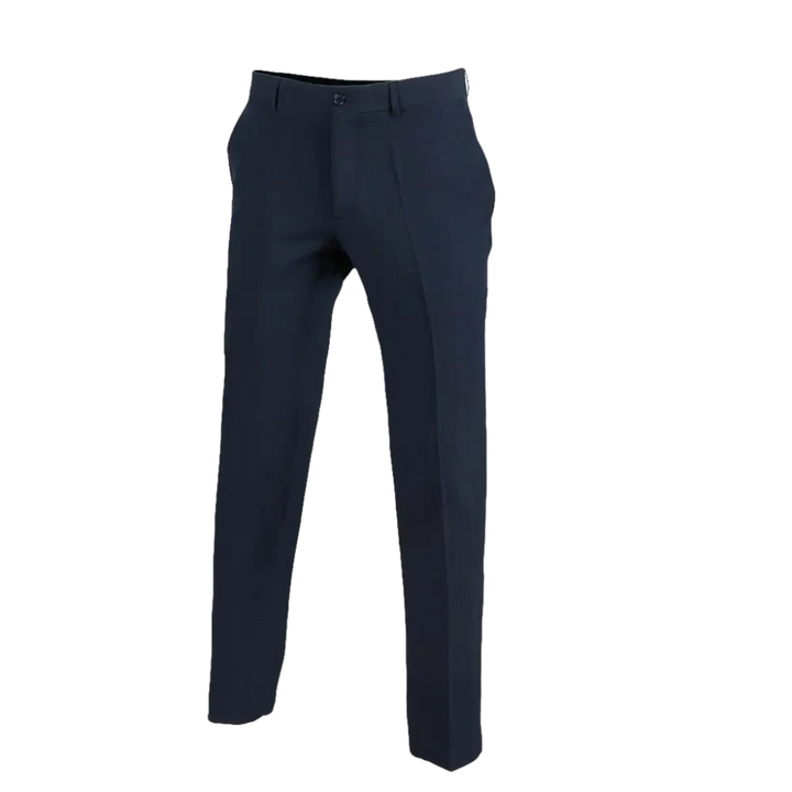 Pantaloni da cerimonia blu scuro da uomo.