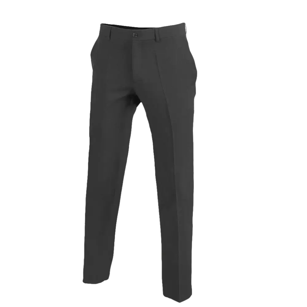 Pantaloni eleganti da uomo grigio scuro.